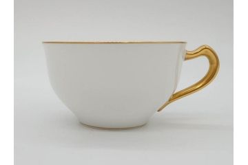 オールド大倉　大倉陶園(OKURA、OAC)　ゴールドライン　シンプルなデザインで取り入れやすいトリオ3客セット(カップ&ソーサー、プレート、皿、C&S、洋食器)(R-074109)