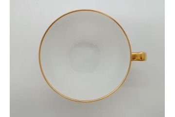 オールド大倉　大倉陶園(OKURA、OAC)　ゴールドライン　シンプルなデザインで取り入れやすいトリオ3客セット(カップ&ソーサー、プレート、皿、C&S、洋食器)(R-074109)
