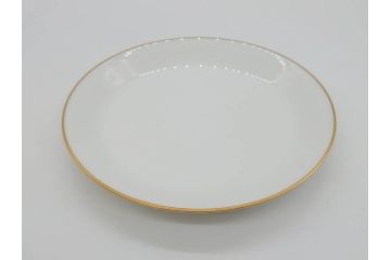 オールド大倉　大倉陶園(OKURA、OAC)　ゴールドライン　シンプルなデザインで取り入れやすいトリオ3客セット(カップ&ソーサー、プレート、皿、C&S、洋食器)(R-074109)