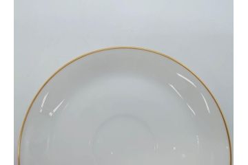 オールド大倉　大倉陶園(OKURA、OAC)　ゴールドライン　シンプルなデザインで取り入れやすいトリオ3客セット(カップ&ソーサー、プレート、皿、C&S、洋食器)(R-074109)