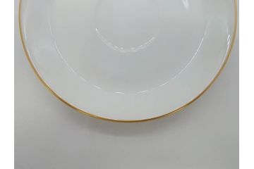 オールド大倉　大倉陶園(OKURA、OAC)　ゴールドライン　シンプルなデザインで取り入れやすいトリオ3客セット(カップ&ソーサー、プレート、皿、C&S、洋食器)(R-074109)
