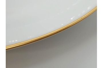 オールド大倉　大倉陶園(OKURA、OAC)　ゴールドライン　シンプルなデザインで取り入れやすいトリオ3客セット(カップ&ソーサー、プレート、皿、C&S、洋食器)(R-074109)