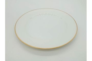 オールド大倉　大倉陶園(OKURA、OAC)　ゴールドライン　シンプルなデザインで取り入れやすいトリオ3客セット(カップ&ソーサー、プレート、皿、C&S、洋食器)(R-074109)