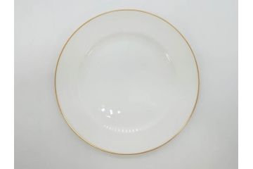 オールド大倉　大倉陶園(OKURA、OAC)　ゴールドライン　シンプルなデザインで取り入れやすいトリオ3客セット(カップ&ソーサー、プレート、皿、C&S、洋食器)(R-074109)