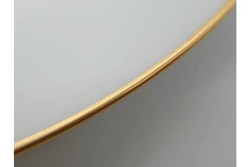 オールド大倉　大倉陶園(OKURA、OAC)　ゴールドライン　シンプルなデザインで取り入れやすいトリオ3客セット(カップ&ソーサー、プレート、皿、C&S、洋食器)(R-074109)