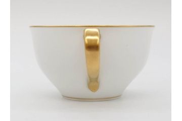 オールド大倉　大倉陶園(OKURA、OAC)　ゴールドライン　シンプルなデザインで取り入れやすいトリオ3客セット(カップ&ソーサー、プレート、皿、C&S、洋食器)(R-074110)
