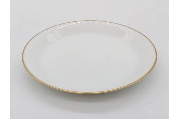 オールド大倉　大倉陶園(OKURA、OAC)　ゴールドライン　シンプルなデザインで取り入れやすいトリオ3客セット(カップ&ソーサー、プレート、皿、C&S、洋食器)(R-074110)