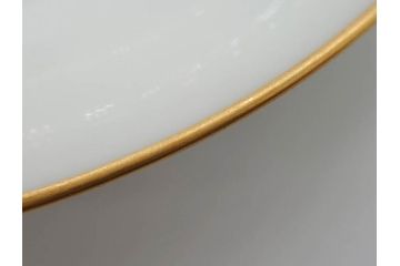 オールド大倉　大倉陶園(OKURA、OAC)　ゴールドライン　シンプルなデザインで取り入れやすいトリオ3客セット(カップ&ソーサー、プレート、皿、C&S、洋食器)(R-074110)
