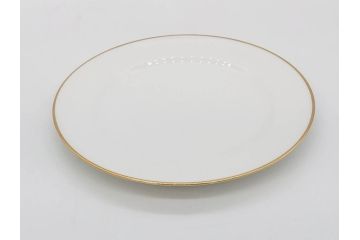 オールド大倉　大倉陶園(OKURA、OAC)　ゴールドライン　シンプルなデザインで取り入れやすいトリオ3客セット(カップ&ソーサー、プレート、皿、C&S、洋食器)(R-074110)