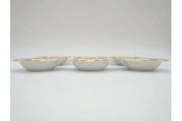 オールドノリタケ　NORITAKE　金彩　煌びやかなデザインが目を惹くボウル6客セット(花、フラワー、プレート、皿、洋食器、サラダ)(R-074111)