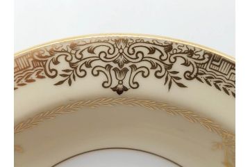 オールドノリタケ　NORITAKE　金彩　煌びやかなデザインが目を惹くボウル6客セット(花、フラワー、プレート、皿、洋食器、サラダ)(R-074111)
