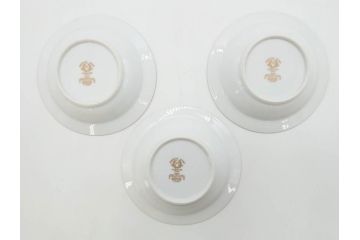 オールドノリタケ　NORITAKE　金彩　煌びやかなデザインが目を惹くボウル6客セット(花、フラワー、プレート、皿、洋食器、サラダ)(R-074111)
