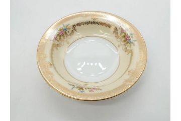 オールドノリタケ　NORITAKE　金彩　煌びやかなデザインが目を惹くボウル6客セット(花、フラワー、プレート、皿、洋食器、サラダ)(R-074112)