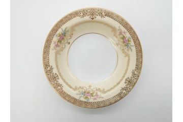 オールドノリタケ　NORITAKE　金彩　煌びやかなデザインが目を惹くボウル6客セット(花、フラワー、プレート、皿、洋食器、サラダ)(R-074112)