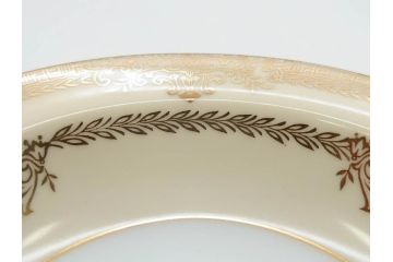 オールドノリタケ　NORITAKE　金彩　煌びやかなデザインが目を惹くボウル6客セット(花、フラワー、プレート、皿、洋食器、サラダ)(R-074112)