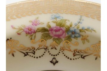 オールドノリタケ　NORITAKE　金彩　煌びやかなデザインが目を惹くボウル6客セット(花、フラワー、プレート、皿、洋食器、サラダ)(R-074112)