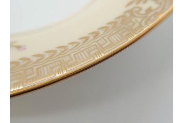 オールドノリタケ　NORITAKE　金彩　煌びやかなデザインが目を惹くボウル6客セット(花、フラワー、プレート、皿、洋食器、サラダ)(R-074112)