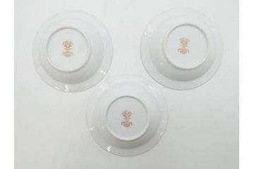 オールドノリタケ　NORITAKE　金彩　煌びやかなデザインが目を惹くボウル6客セット(花、フラワー、プレート、皿、洋食器、サラダ)(R-074112)