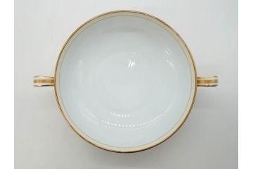 オールドノリタケ　NORITAKE　金彩　ゴールドの装飾が華やかさを演出するチューリン&シュガーポット(花、フラワー、ボンボン入れ、小物入れ、蓋物、洋食器)(R-074113)