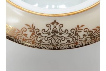 オールドノリタケ　NORITAKE　金彩　ゴールドの装飾が華やかさを演出するチューリン&シュガーポット(花、フラワー、ボンボン入れ、小物入れ、蓋物、洋食器)(R-074113)