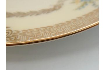 オールドノリタケ　NORITAKE　金彩　繊細なデザインがエレガントな雰囲気を醸し出すスープカップ&ソーサー3客セット(花、フラワー、C&S、洋食器)(R-074114)