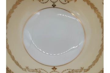 オールドノリタケ　NORITAKE　金彩　繊細なデザインがエレガントな雰囲気を醸し出すスープカップ&ソーサー3客セット(花、フラワー、C&S、洋食器)(R-074115)