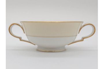 オールドノリタケ　NORITAKE　金彩　繊細なデザインがエレガントな雰囲気を醸し出すスープカップ&ソーサー3客セット(花、フラワー、C&S、洋食器)(R-074116)