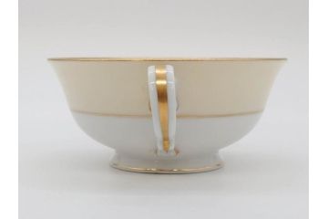 オールドノリタケ　NORITAKE　金彩　繊細なデザインがエレガントな雰囲気を醸し出すスープカップ&ソーサー3客セット(花、フラワー、C&S、洋食器)(R-074116)
