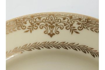 オールドノリタケ　NORITAKE　金彩　繊細なデザインがエレガントな雰囲気を醸し出すスープカップ&ソーサー3客セット(花、フラワー、C&S、洋食器)(R-074116)
