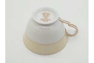 オールドノリタケ　NORITAKE　金彩　ティータイムが華やかになるティーカップ&ソーサー3客セット(花、フラワー、C&S、洋食器)(R-074118)