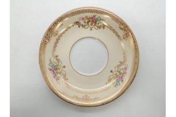 オールドノリタケ　NORITAKE　金彩　ティータイムが華やかになるティーカップ&ソーサー3客セット(花、フラワー、C&S、洋食器)(R-074118)
