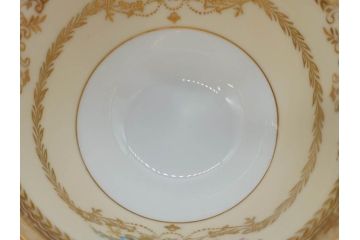 オールドノリタケ　NORITAKE　金彩　ティータイムが華やかになるティーカップ&ソーサー3客セット(花、フラワー、C&S、洋食器)(R-074119)