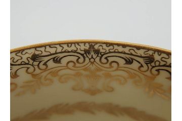 オールドノリタケ　NORITAKE　金彩　ティータイムが華やかになるティーカップ&ソーサー3客セット(花、フラワー、C&S、洋食器)(R-074119)