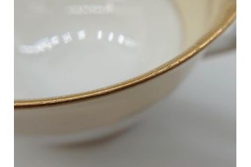 オールドノリタケ　NORITAKE　金彩　ティータイムが華やかになるティーカップ&ソーサー3客セット(花、フラワー、C&S、洋食器)(R-074119)
