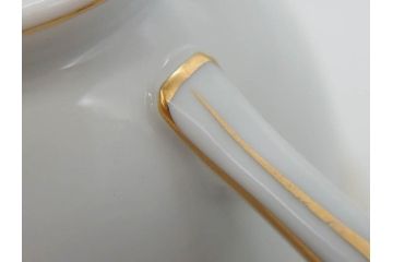 オールドノリタケ　NORITAKE　金彩　ティータイムが華やかになるティーカップ&ソーサー3客セット(花、フラワー、C&S、洋食器)(R-074119)