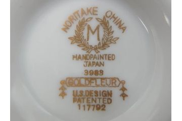 オールドノリタケ　NORITAKE　金彩　ティータイムが華やかになるティーカップ&ソーサー3客セット(花、フラワー、C&S、洋食器)(R-074119)