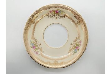 オールドノリタケ　NORITAKE　金彩　ティータイムが華やかになるティーカップ&ソーサー3客セット(花、フラワー、C&S、洋食器)(R-074119)