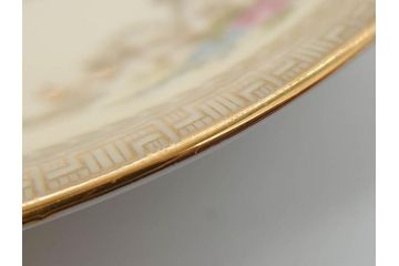 オールドノリタケ　NORITAKE　金彩　ティータイムが華やかになるティーカップ&ソーサー3客セット(花、フラワー、C&S、洋食器)(R-074119)