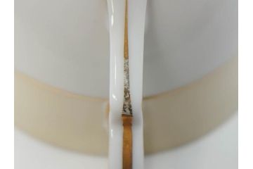 オールドノリタケ　NORITAKE　金彩　ティータイムが華やかになるティーカップ&ソーサー3客セット(花、フラワー、C&S、洋食器)(R-074119)