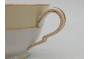 オールドノリタケ　NORITAKE　金彩　ティータイムが華やかになるティーカップ&ソーサー4客セット(花、フラワー、C&S、洋食器)(R-074120)