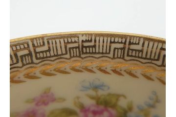 オールドノリタケ　NORITAKE　金彩　ティータイムが華やかになるティーカップ&ソーサー4客セット(花、フラワー、C&S、洋食器)(R-074120)