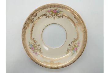 オールドノリタケ　NORITAKE　金彩　ティータイムが華やかになるティーカップ&ソーサー4客セット(花、フラワー、C&S、洋食器)(R-074120)