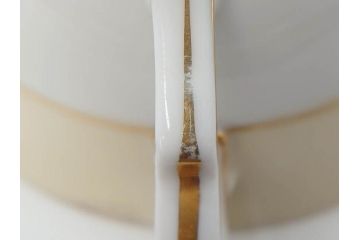 オールドノリタケ　NORITAKE　金彩　ティータイムが華やかになるティーカップ&ソーサー4客セット(花、フラワー、C&S、洋食器)(R-074120)