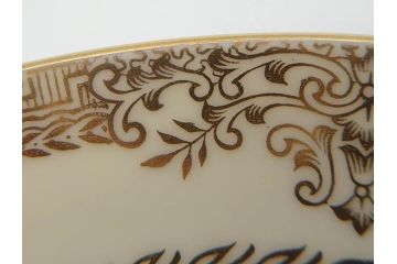 オールドノリタケ　NORITAKE　金彩　繊細なデザインが煌びやかな印象を与えるプレート6枚セット(花、フラワー、皿、洋食器)(R-074121)