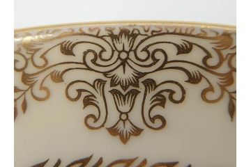 オールドノリタケ　NORITAKE　金彩　繊細なデザインが煌びやかな印象を与えるプレート6枚セット(花、フラワー、皿、洋食器)(R-074121)