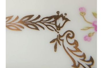 オールドノリタケ　NORITAKE　金彩　繊細なデザインが煌びやかな印象を与えるプレート6枚セット(花、フラワー、皿、洋食器)(R-074121)