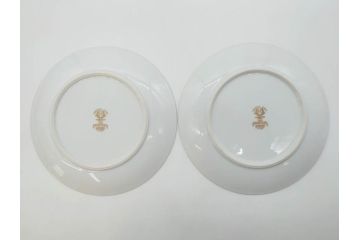 オールドノリタケ　NORITAKE　金彩　繊細なデザインが煌びやかな印象を与えるプレート6枚セット(花、フラワー、皿、洋食器)(R-074121)