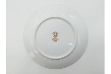 オールドノリタケ　NORITAKE　金彩　繊細なデザインが煌びやかな印象を与えるプレート6枚セット(花、フラワー、皿、洋食器)(R-074121)