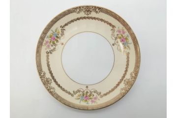 オールドノリタケ　NORITAKE　金彩　繊細なデザインが煌びやかな印象を与えるプレート6枚セット(花、フラワー、皿、洋食器)(R-074122)