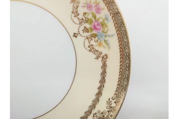 オールドノリタケ　NORITAKE　金彩　繊細なデザインが煌びやかな印象を与えるプレート6枚セット(花、フラワー、皿、洋食器)(R-074122)